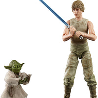 Star Wars The Black Series 6 Inch Action Figure Deluxe - Luke Skywalker & Yoda (Jedi Training)