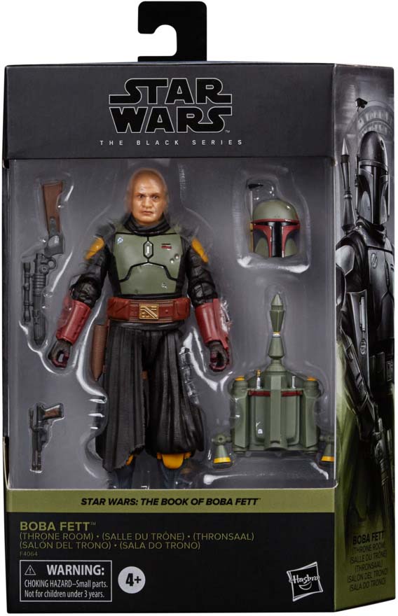 Star Wars The Black Series Inch Action Figure Box Art Deluxe Boba Fett Throne Room