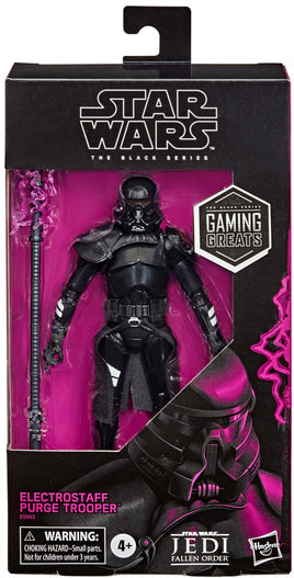 Star Wars The Black Series Gaming Greats 6 Inch Action Figure Box Art Excl - Electrostaff Purge Trooper (Sub-Standard)