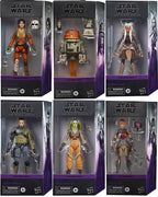 Star Wars The Black Series 6 Inch Action Figure Rebels Box Art - Set of 6 (Does not include Zeb)