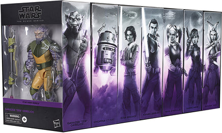 Star Wars The Black Series 6 Inch Action Figure Rebels Box Art - Set of 7 (Includes Zeb)