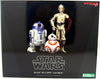 Star Wars The Force Awakens 1/10 Scale Statue Figure ArtFX+ - C-3PO & R2-D2 With BB-8