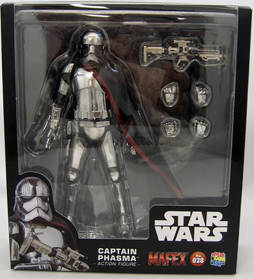Star Wars The Force Awakens 6 Inch Action Figure Mafex Series - Captain Phasma #28 (Shelf Wear Packaging)
