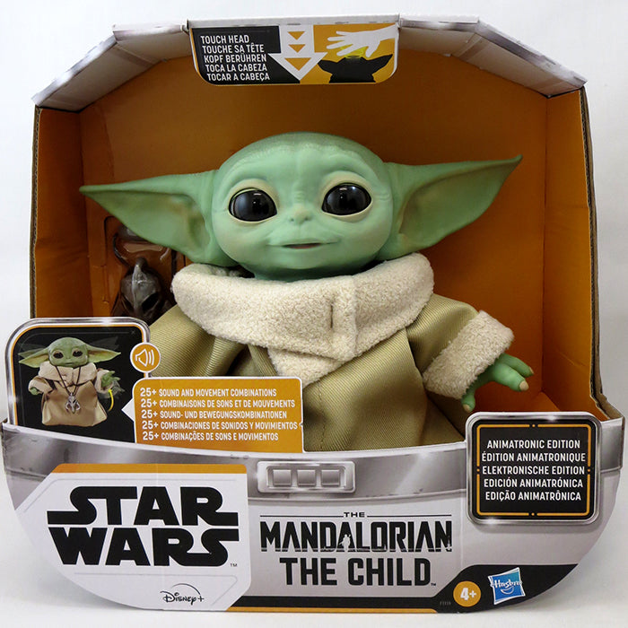 Star Wars Baby Yoda The Child Animatronic Figurine, 25+ Sound and Motion  Combinations