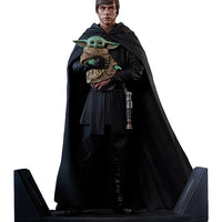 Star Wars The Mandalorian 10 Inch Statue Figure Premier Collection - Luke & Grogu