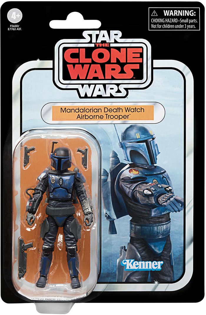 Star Wars The Vintage Collection 3.75 Inch Action Figure (2022 Wave 2) -  Mandalorian Death Watch Airborne Trooper