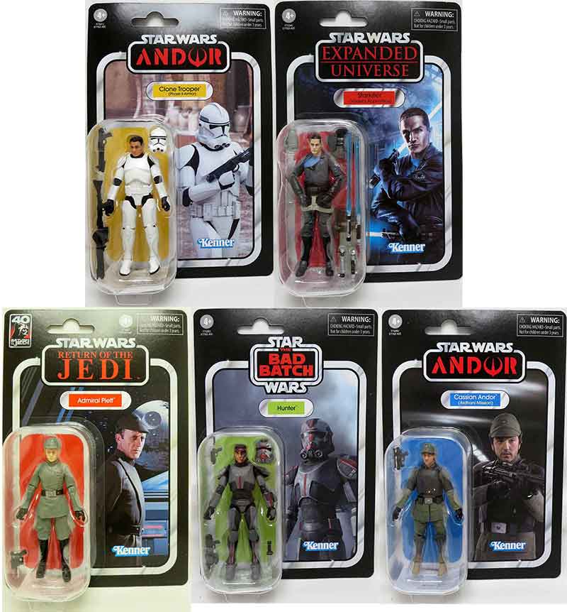 Star Wars The Vintage Collection 3.75 Inch Action Figure (2023 Wave 1A) - Set of 5 (VC100 & VC267 to VC270)