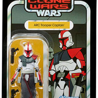Star Wars The Vintage Collection Clone Wars 3.75 Inch Action Figure Exclusive - Arc Trooper Captain (Red) VC213