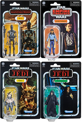 Star Wars The Vintage Collection 3.75 Inch Action Figure Wave 14 - Set of 4 (Lando - IG11 - Emperor - Teebo)