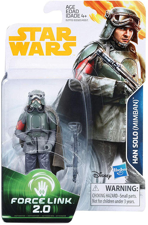 Star Wars Universe 3.75 Inch Action Figure Force Link 2.0 Wave 4 - Han Solo (Mimban)