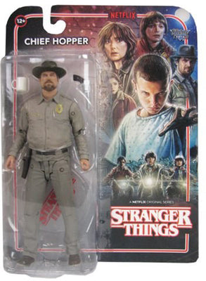 Stranger Things 6 Inch Action Figure Retro Theme Series - Chief Hopper (Shelf Wear Packaging)