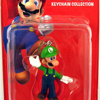 Super Mario Keychain Collection 2 Inch Mini Figure Series 1 Banpresto - Luigi (Shelf Wear Packaging)