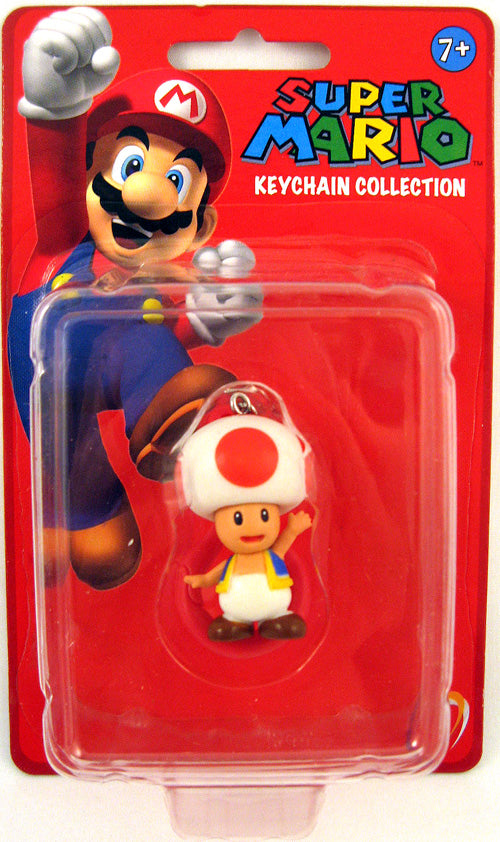 Super Mario Keychain Collection 2 Inch Mini Figure Series 1 Banpresto - Toad