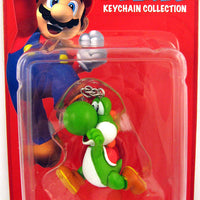 Super Mario Keychain Collection 2 Inch Mini Figure Series 1 Banpresto - Yoshi (Shelf Wear Packaging)