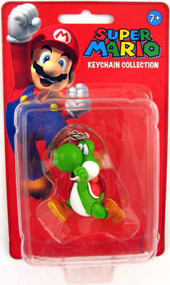 Super Mario Keychain Collection 2 Inch Mini Figure Series 1 Banpresto - Yoshi (Shelf Wear Packaging)