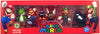 Super Mario 2 Inch Action Figure Mini Figure Collection Series 1 - 6 Figure Box Set (Yosh, Mario, Luigi, Bullet Bill)