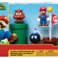 Super Mario 2 Inch Diorama World Of Nintendo - Acorn Plains Diorama Set