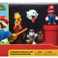 Super Mario 2 Inch Diorama World Of Nintendo - Dungeon Diorama Set