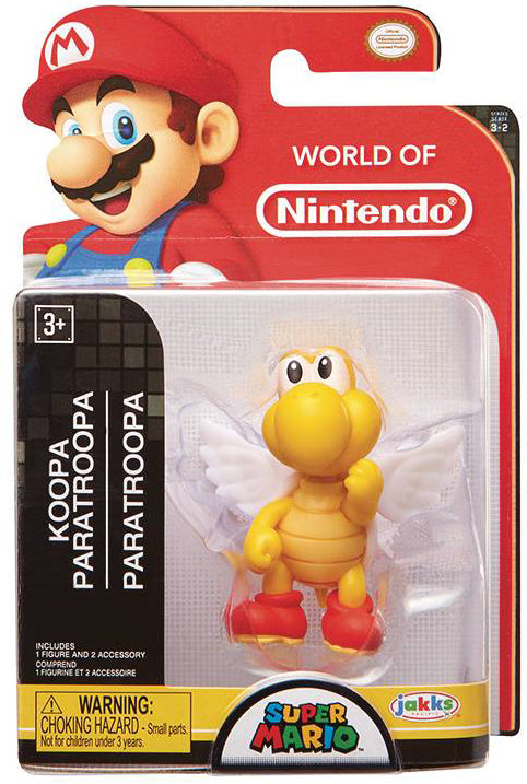 Super Mario 2 Inch Mini Figure World Of Nintendo - Koopa Paratroopa