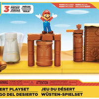 Super Mario World Of Nintendo 2 Inch Playset - Desert Playset