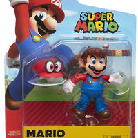 Super Mario 4 Inch Action Figure World Of Nintendo Wave 15 - Mario with Cappy