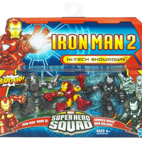 Superhero Squad 2 Inch Action Figure Iron Man 2 Series - Hi-Tech Showdown 3-Pack