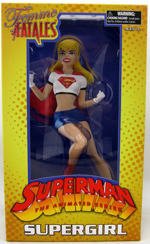 DC Gallery Femme Fatales 9 Inch Statue Figure Superman Animated Series - Supergirl