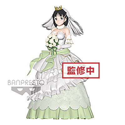 Sword Art Online Code Register 8 Inch Static Figure EXQ Series - Suguha Wedding (Shelf Wear Packaging)