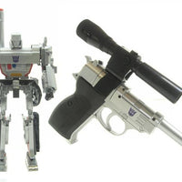 Takara Masterpiece Collection Action Figures: Megatron MP-05 (Missing Yellow Spark Guy & Open Box Pre-Owned Packaging))
