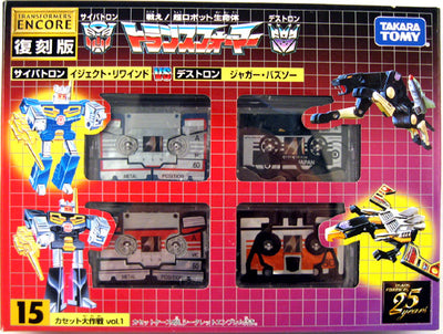 Takara Transformers Encore Collection Action Figures: Cassette Big Mission Set #15