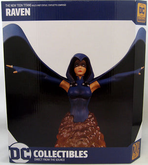 Teen Titans 6 Inch Statue Figure Multi Part Series - Raven