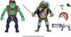 Teenage Mutant Ninja Turtles 7 Inch Action Figure 1980 Cartoon 2-Pack - Leatherhead & Slash