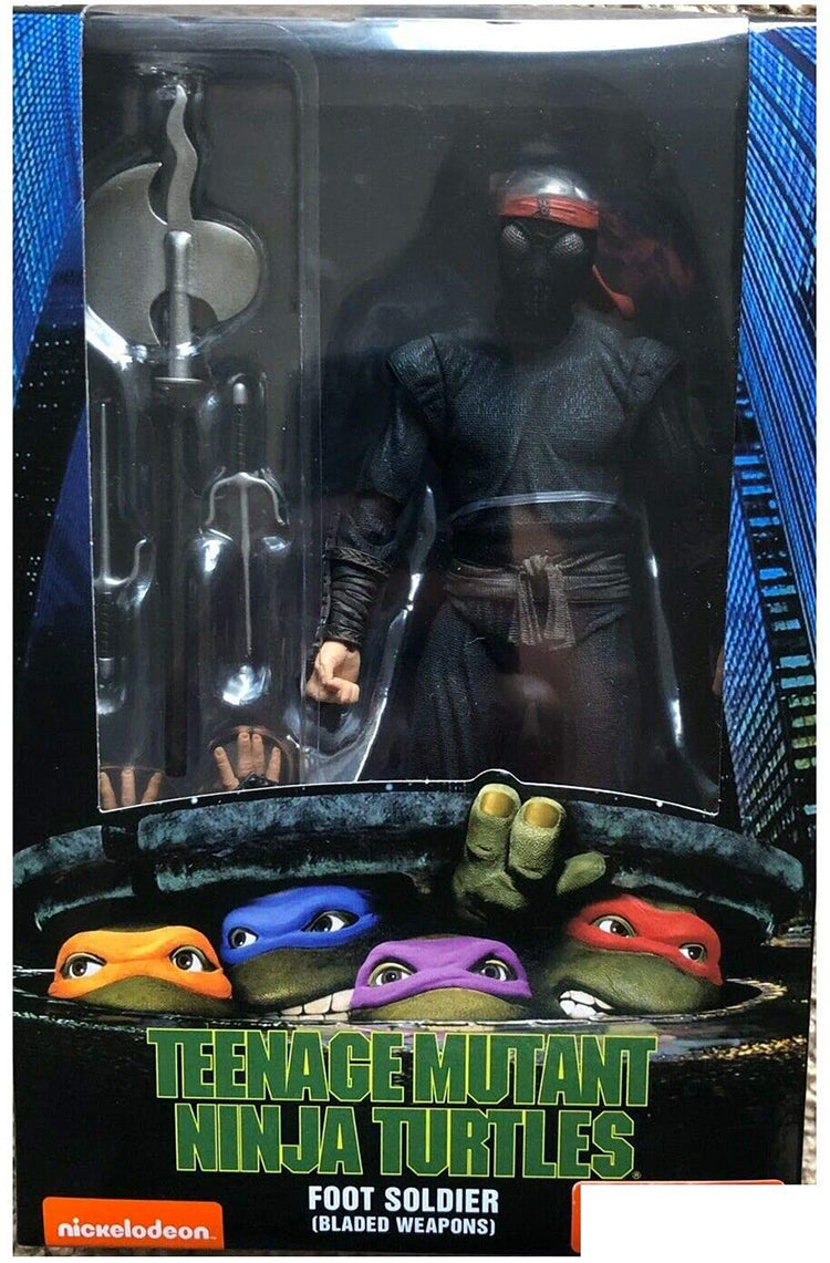 Teenage Mutant Ninja Turtles 7 Inch Action Figure 1990 Movie Series - Foot Soldier Bladed