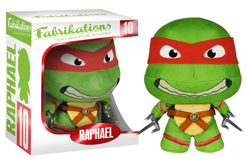 Teenage Mutant Ninja Turtles 6 Inch Plush Figure Fabrikations Series - Raphael