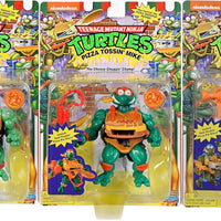 Teenage Mutant Ninja Turtles 4 Inch Action Figure Pizza Tossin - Set of 3 (Leo - Mike - Raph)