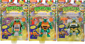 Teenage Mutant Ninja Turtles 4 Inch Action Figure Pizza Tossin - Set of 3 (Leo - Mike - Raph)