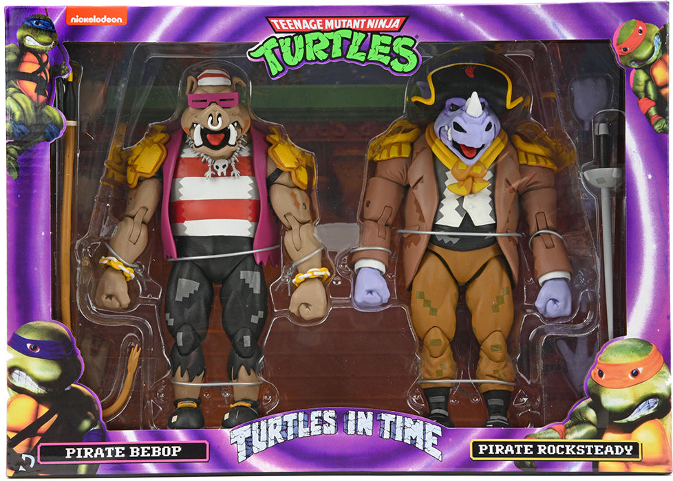 Teenage Mutant Ninja Turtles Turtles In Time 6 Inch Action Figure 2-Pack - Pirate Bebop & Rocksteady