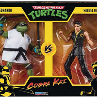 Teenage Mutant Ninja Turtles vs Cobra Kai 6 Inch Action Figure 2-Pack - Leonardo vs Miguel Diaz