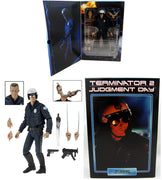 Terminator 2 Judgement Day 7 Inch Action Figure Ultimate Series - Ultimate T-1000 (Motorcycle Cop) (Shelf Wear)