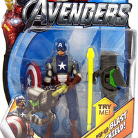The Avengers 3.75 Inch Action Figure Series 1 - Rocket Grenade Captain America #04