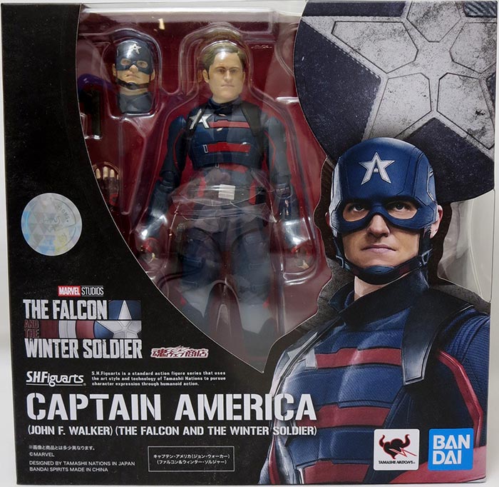 The Falcon and the Winter Soldier 6 Inch Action Figure S.H. Figuarts -  Captain America John F. Walker