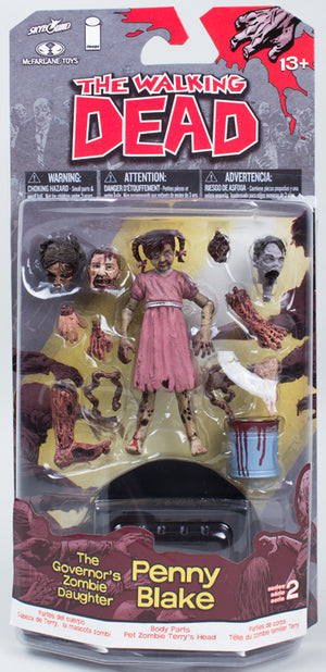 The Walking Dead 5 Inch Action Figure Comic Series 2 - Penny The Governor's Daughter Zombie
