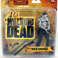 The Walking Dead 5 Inch Action Figure Television Series 1 - Black & White Deputy Rick Grimes