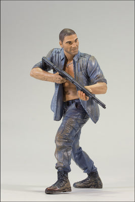 The Walking Dead 5 Inch Action Figure TV Series 2 - Shane Walsh No Cap (Non Mint Damaged Packaging)