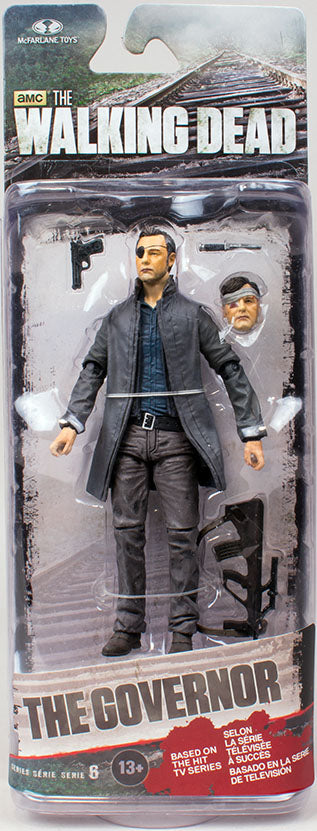 The Walking Dead 6 Inch Action Figure TV Series 6 - Governor With Long Coat