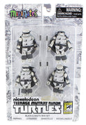 Teenage Mutant Ninja Turtles 2 Inch Mini Figures Minimates - Minimates Mirage Black & White 4 Figure Set SDCC 2015