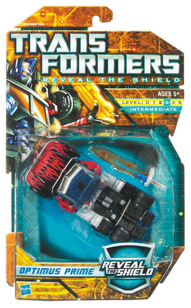 Tranformers Yellow Card 6 Inch Action Figure Deluxe Class (2011 Wave 2) - Optimus Prime (G2 Version)