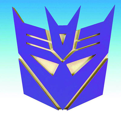 Transformers 14 Inch Wall Plaque - Decepticon Logo Wall Plaque