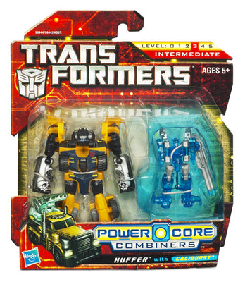 Transformers 6 Inch Action Figure Combiner 2-Pack Wave 1 - Huffer with Caliburst (Semi-truck)
