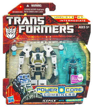 Transformers 6 Inch Action Figure Combiner 2-Pack Wave 2 - Icepick with Chainclaw (Arctic Assault Vehicle)